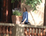 INFANTA CRISTINA AND SONS VISIT REAL CLUB TENIS IN BRACELONA