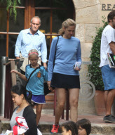 INFANTA CRISTINA AND SONS VISIT REAL CLUB TENIS IN BRACELONA