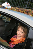 EN TAXI AVEC ALICE DONA.