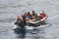 Salvage operation of the wrecked liner Costa Concordia, Isola Del Giglio, Italy - 28 Sep 2012