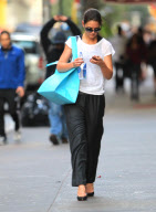 Katie Holmes looking smart in NYC