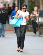Katie Holmes looking smart in NYC