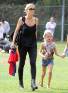 Heidi Klum and Family at Samuel's Soccer Match