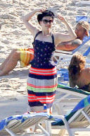 *EXCLUSIVE* Amy Lee and Evanescence relax by the beach in Rio - Part 2