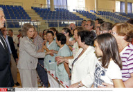 MALAGA : Queen Sofia's visit after the floods