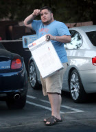Exclusive... Chaz Bono Heads Out After A Meeting In Studio City