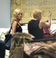 A Pregnant Malin Akerman Shops For Persian Rugs