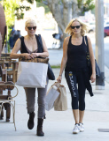 A Pregnant Malin Akerman Shops At Designers View