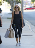 A Pregnant Malin Akerman Shops At Designers View