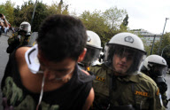 Anti-Merkel protests rock Athens