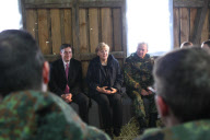 Merkel beim Ausbildungszentrum Munster des Heeres