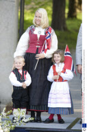 Norwegian Royals celebrate Norway's National Day, Asker, Norway - 17 May 2009
