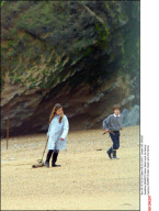 BIARRITZ:Alain Delon and his family