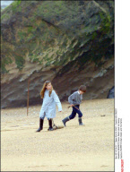 BIARRITZ:Alain Delon and his family