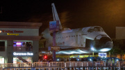 Endeavour moves through Los Angeles