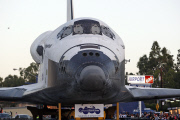 Endeavour parade to California Science Center