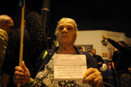 Greek Christians demonstate against theater performance