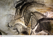 VALLON-PONT-D'ARC: Minister Aurelie Filippetti visits building site of a the facsimile of the Chauvet cave