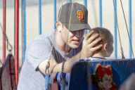 Colin Hanks is a proud dad!
