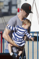 Colin Hanks is a proud dad!