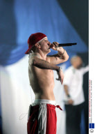EMINEM PERFORMING IN AMSTERDAM, HOLLAND - JUN 2003