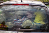 Teacher stopped carrying nineteen children in her car to nursery school, Pretoria, South Africa - 11 Oct 2012