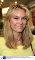 Lindsay Vonn hand and foot print ceremony at the Strasse der Sieger, Vienna, Austria - 28 Jun 2010