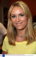 Lindsay Vonn hand and foot print ceremony at the Strasse der Sieger, Vienna, Austria - 28 Jun 2010