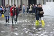 1st day of the Acqua Alta in Venice