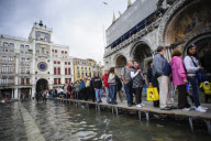 1st day of the Acqua Alta in Venice