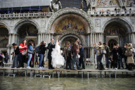 1st day of the Acqua Alta in Venice