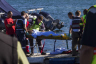 Tourist boat Miroshga capsizes during seal watching trip, South Africa - 13 Oct 2012