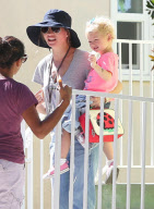 Exclusive... Rebecca Gayheart Picks Billie Up From School 