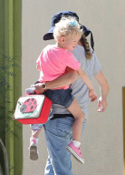 Exclusive... Rebecca Gayheart Picks Billie Up From School 