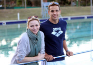 Princess Charlene of Monaco and Olympic swimming champion Chad Le Clos at Pinetown swimming pool where they both used to train, Durban, South Africa - 10 Aug 2012