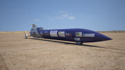 Australian crew bid to break the land speed record by unveiling the first parts of their rocket-powered bullet car - 18 Oct 2012