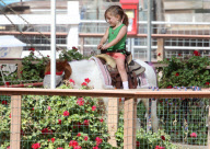 Exclusive... Jennifer Garner And Daughter Seraphina Spend The Day At A Farm 