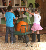 Travis Barker Takes His Kids To Mr. Bones Pumpkin Patch 
