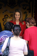 La Princesa Elena apoya a la Cruz Roja el dia de la banderita.