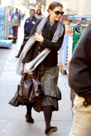 Katie Holmes Outside of her Chelsea Apartment