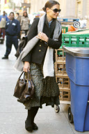 Katie Holmes Outside of her Chelsea Apartment