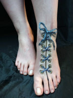 New realistic body-art by Chooo-San, Tokyo, Japan - 22 Oct 2012