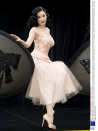 Dita Von Teese launches new Wonderbra in Covent Garden, London, Britain - 23 Sep 2008