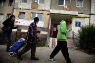 Poverty in Marzahn-Hellersdorf district of East Berlin