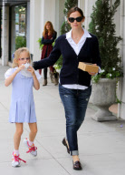 Violet Affleck full of energy after scarfing down cupcakes!