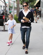 Violet Affleck full of energy after scarfing down cupcakes! Part 2