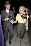 Julianne Hough and Ryan Seacrest: Bonnie and Clyde for Halloween
