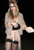 Celebrities Attending A Halloween Party In Beverly Hills 