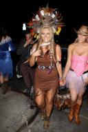 Aubry O'Day plays Cowboy and Indians