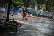 Hurricane Sandy moves into NYC